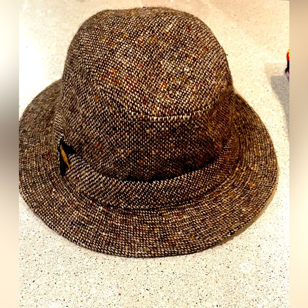 Vintage Irish Tweed Wool Original Walking Hat by Jonathan Richard
